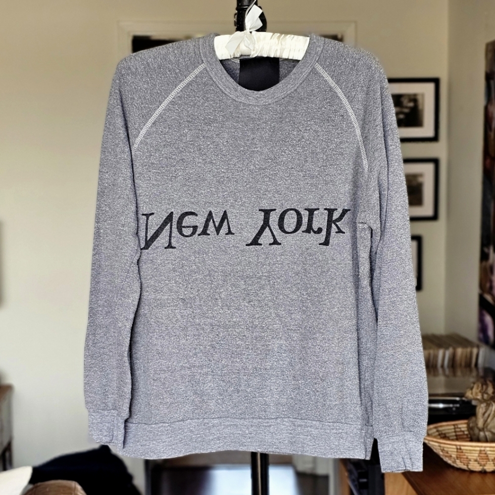 Assembly Label Gray New York Crewneck Sweatshirt
